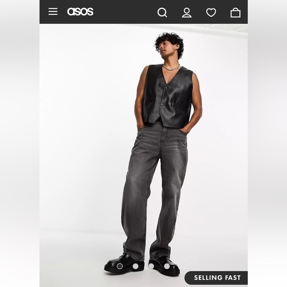 Navarre Leather Company Vintage Quilted Leather Vest in Black Medium 90s 80s - Picture 16 of 16